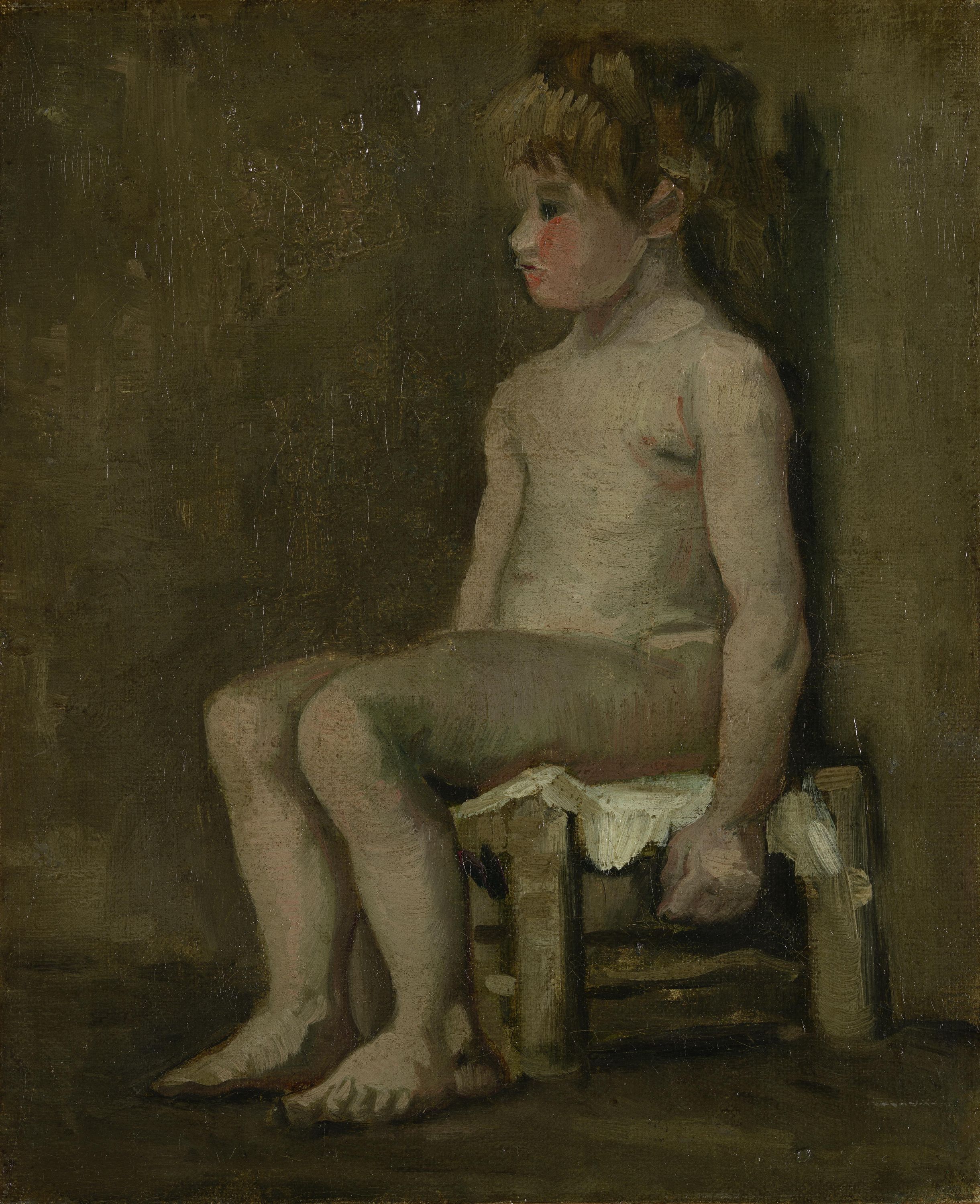 Картина Ван Гога Обнаженная девочка. Этюд 1886